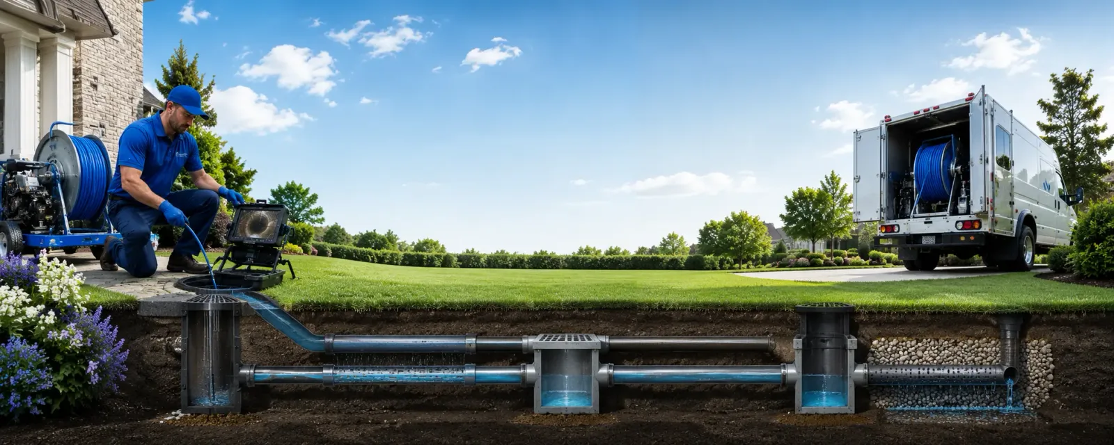 Outdoor drain cleaning information for Laquey, MO